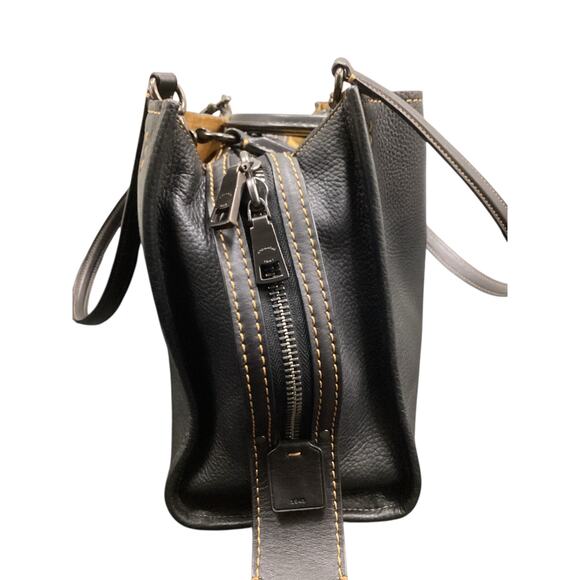 Coach Purse Women 1Size #33124 Rogue30 Genuine Glovetanned Pebble Leather Black - Picture 4 of 9